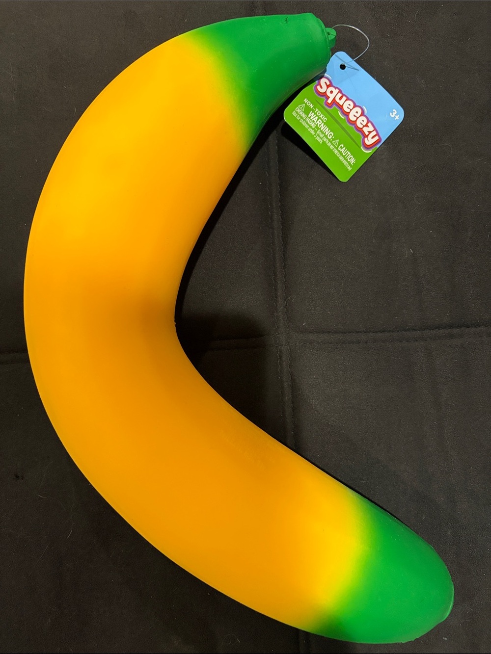 Squeezy Giant Banana Squishy - Yellow & Green